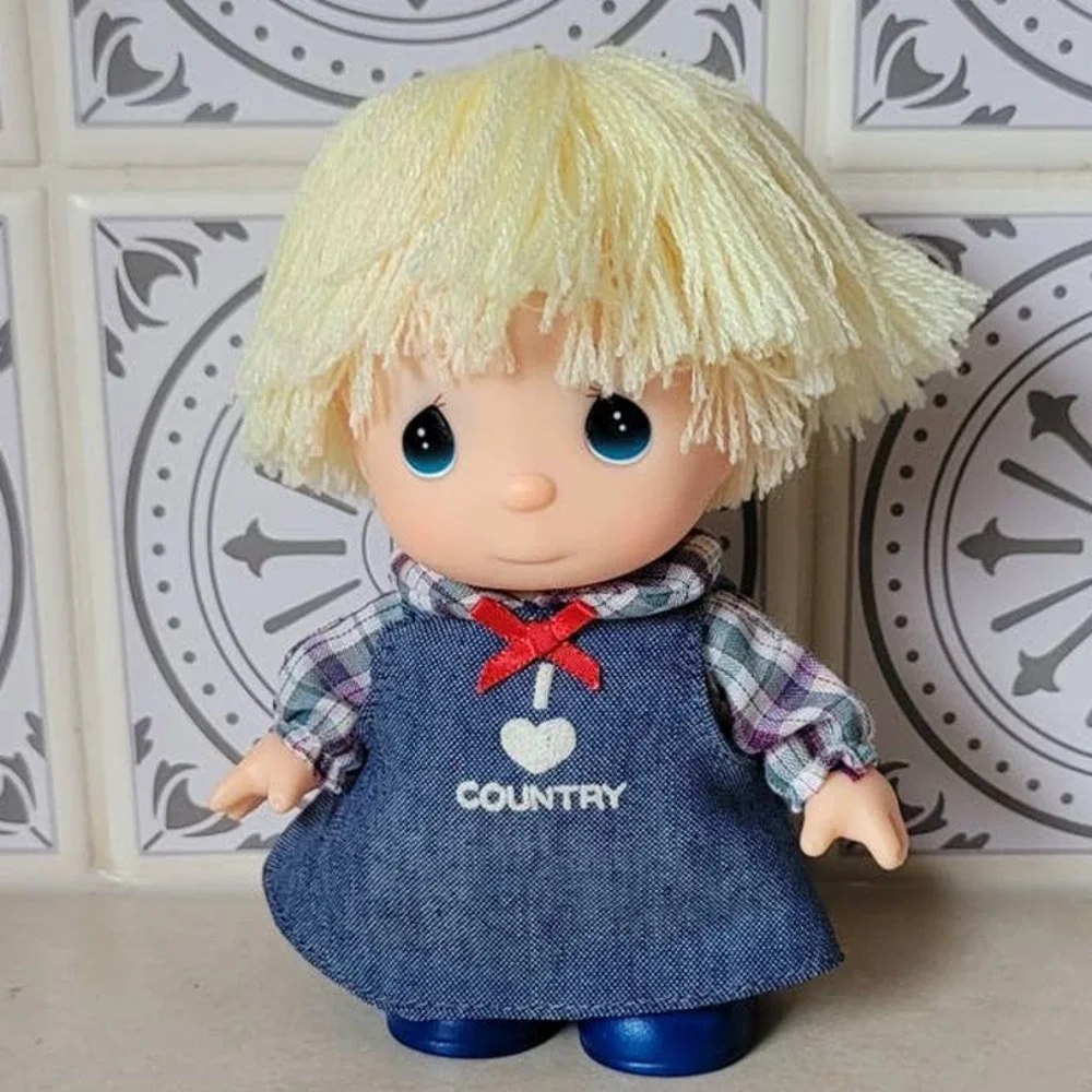 Precious Moments Mini Doll I Love Country for Samuel Butcher